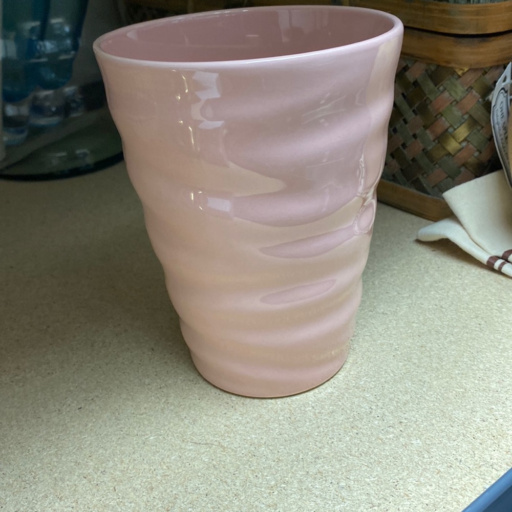 Pink vase